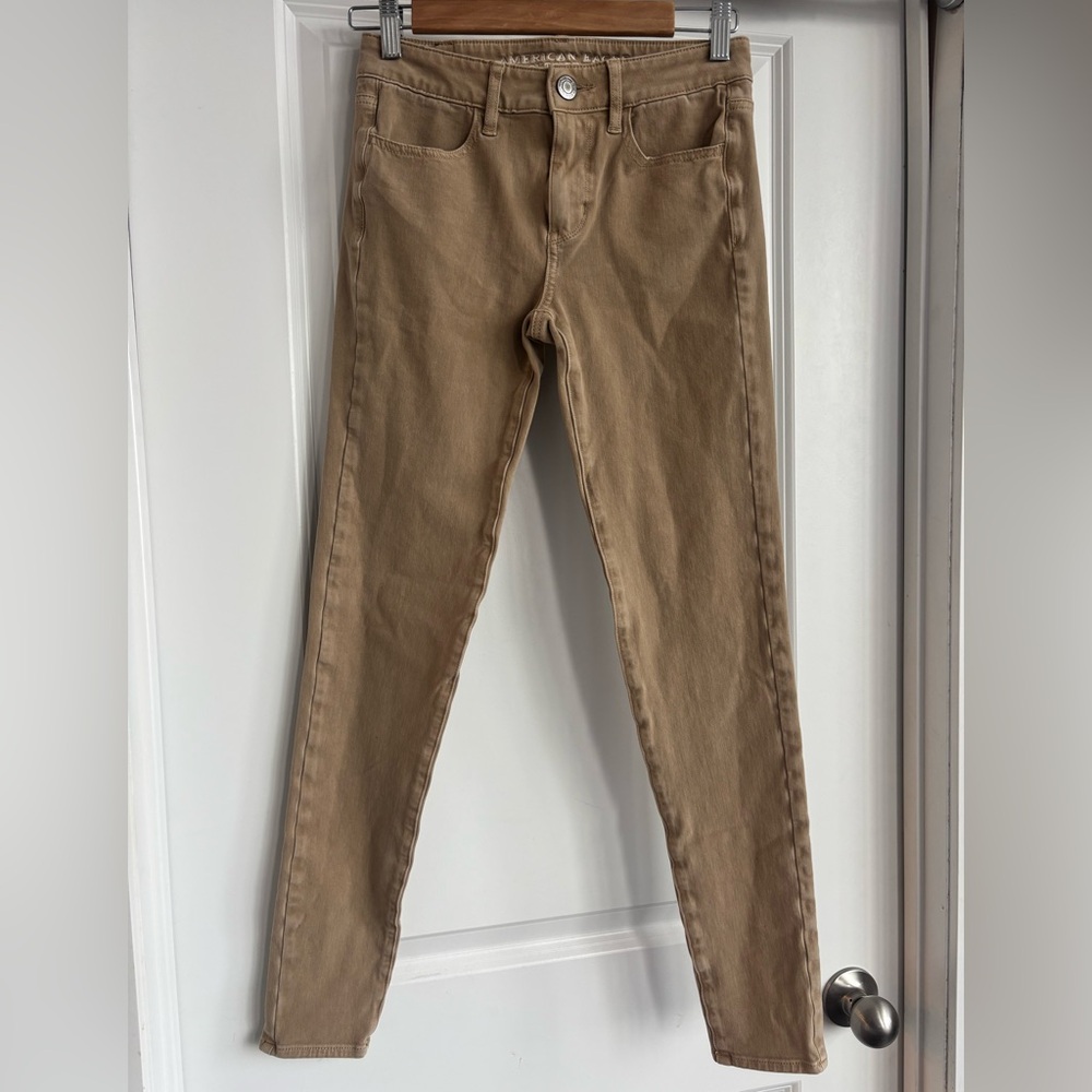 American Eagle Outfitters Beige Super Stretch Pants